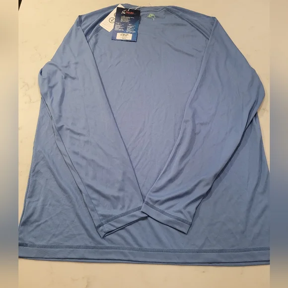 Bass Pro Shops Blue Performance Tee - Picture 5 of 6